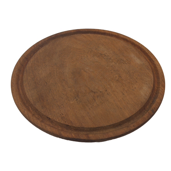 Algarrobo Wooden Steak Plate Set - 9.5" Set of 6 Elegance 🍽️