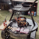 Tromen Hummer Mega BBQ Grill with two Pizza Ovens