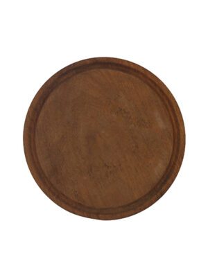 Algarrobo Wooden Steak Plate Set - 9.5" Set of 6 Elegance 🍽️