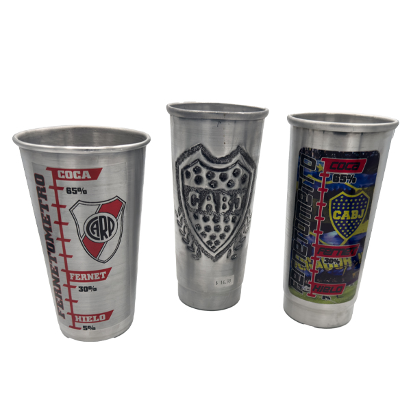 Vaso Fernetero - Boca y River Edition