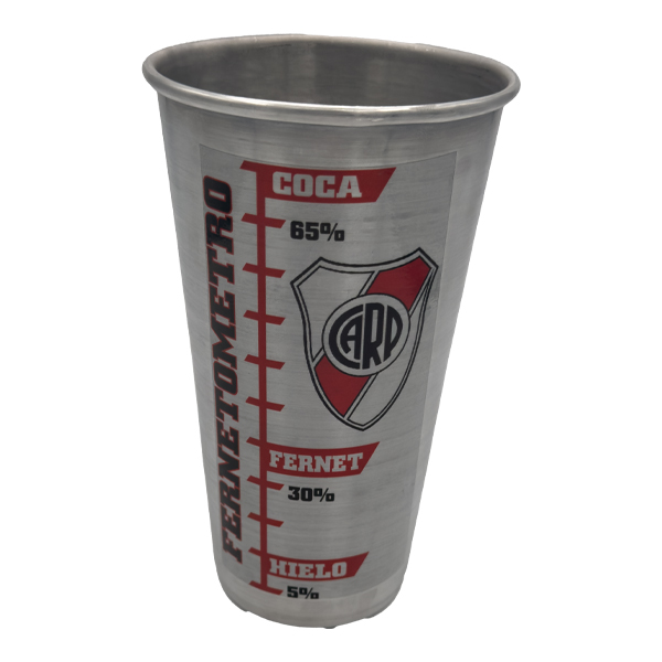 Vaso Fernetero - Boca y River Edition