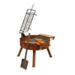 AlaCruz Pampeano Grill Set: Complete Press Cross & Plate Combo with Accessories