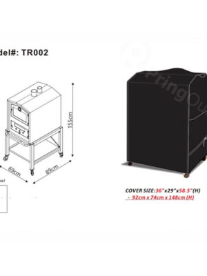 Oven Grill Black Cover 🌦️🛡️