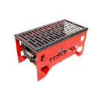 Tromen Glamping Enameled BBQ Grill Gourmet - Master the Art of Outdoor Cooking